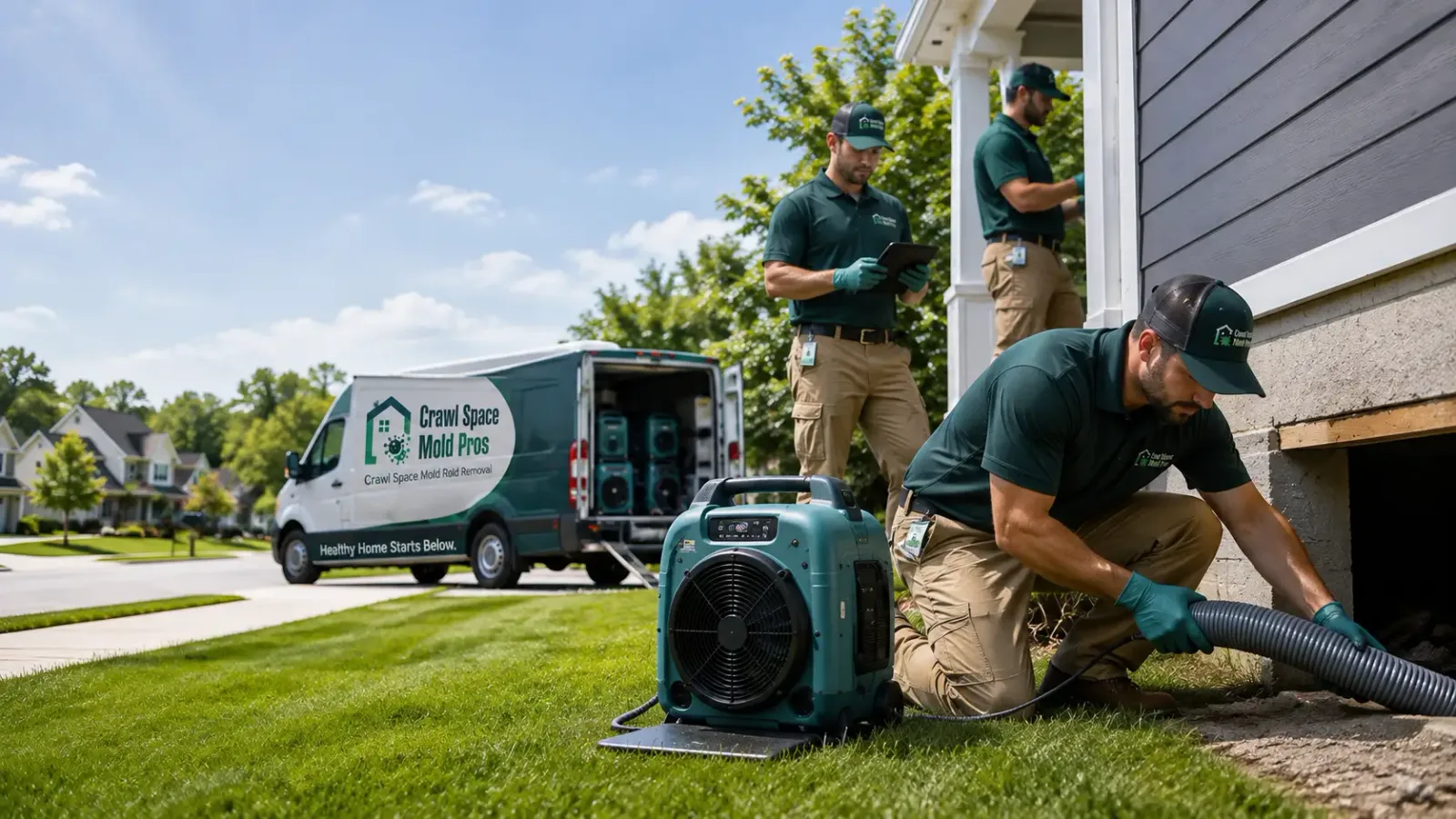 Crawl Space Mold Removal in Brookston, MN